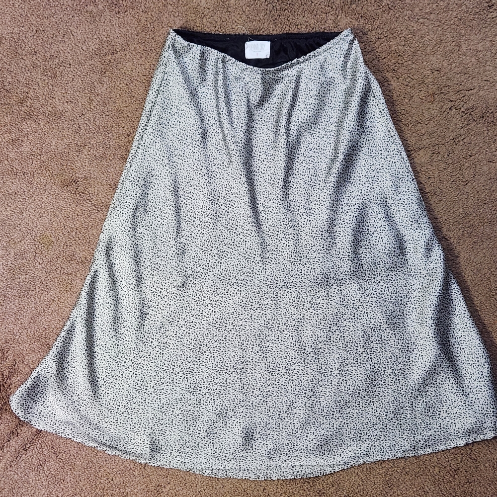 Sienna Sky Black and White Midi Skirt
